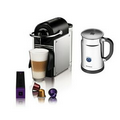 Nespresso Pixie Automatic Espresso Machine with Aeroccino Milk Frother Aluminum